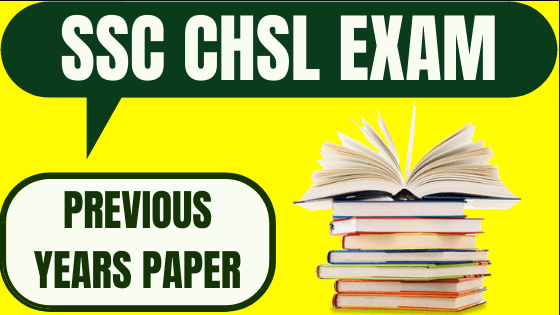 SSC CHSL Paper PDF
