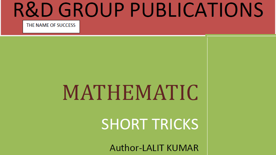 Math Short Trick in Hindi PDF