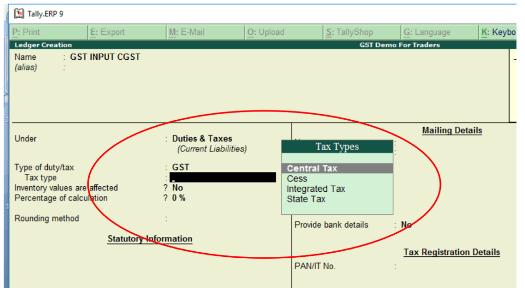 Tally ERP 9 GST Notes PDF