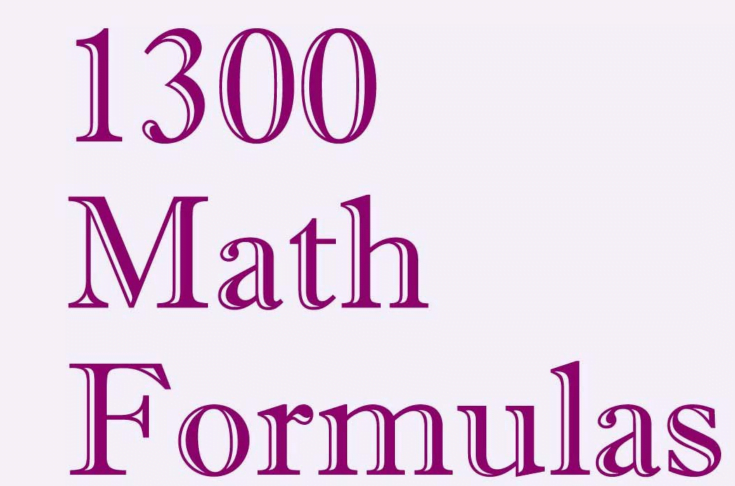 maths formula book pdf 