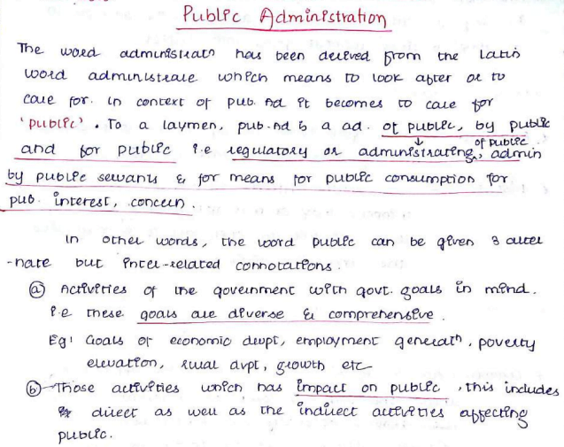 sample research paper on public administration