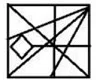 Select the option figure in which the given figure (X) is embedded as its part.