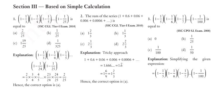 Sequence and Series questions