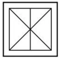 उस विकल्प आकृति को चुनिए जिसमे दी गई आकृति (x) उसके भाग के रूप में निहित हैं (घूर्णन की अनुमति नहीं हैं )|