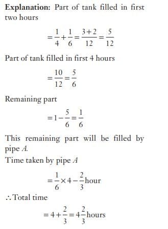 Pipe And Cistern Mock Test Ssc Study